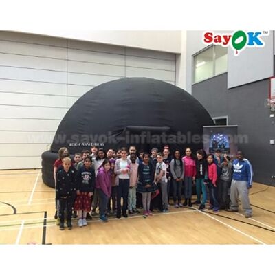 Sayok 100% apagado 6m Negro Planetario Proyector Cúpula Proyección 360 grados Planetario tienda de campaña para la venta