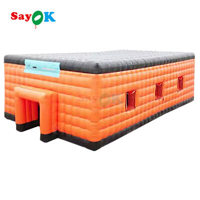 Sayok ODM OEM Retardante de llamas PVC lonas pabellón enorme carpa inflable para eventos 100 200 personas