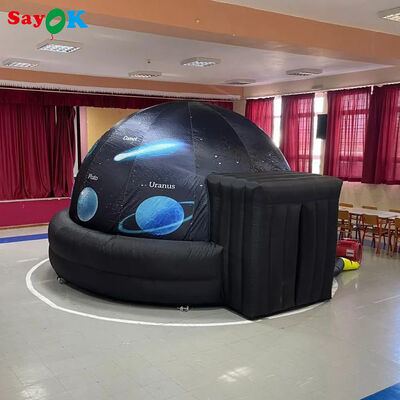 SAYOK carpa portátil de domo de planetario inflable para cine cine y educación escolar para niños con soplador de aire y esterilla de suelo