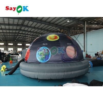 Sayok Tienda de proyección inflable portátil de 4 m (13 pies) Domo de cine digital Tienda de planetario Cine instantáneo para exteriores