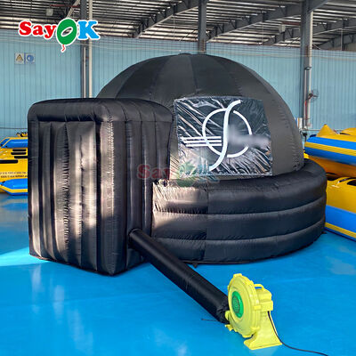Tienda de proyección de cúpula de planetario inflable portátil personalizada para escuela de 3 m de diámetro
