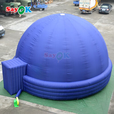 Tenda de proyección para escuela con cúpula de planetario inflable portátil con apagón total