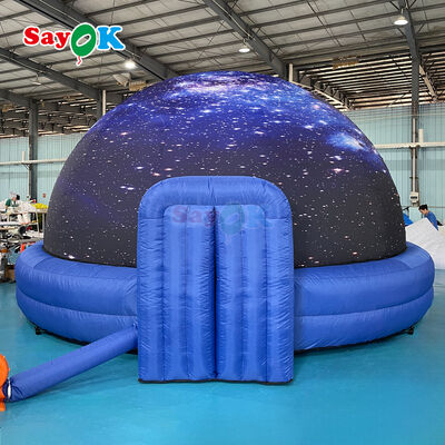 Cúpula Planetario Inflable SAYOK 100% Opaca Ignífuga con Diseño 3D Gratuito para Escuelas y Eventos