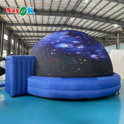 Cúpula Planetario Inflable SAYOK 100% Opaca Ignífuga con Diseño 3D Gratuito para Escuelas y Eventos
