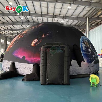 Cúpula de planetario inflable 100% apagado retardante del fuego para la educación escolar y eventos al aire libre