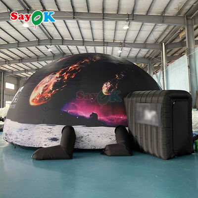 Cúpula de planetario inflable 100% apagado retardante del fuego para la educación escolar y eventos al aire libre