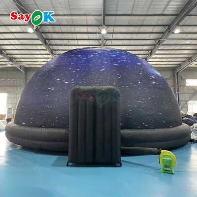 Cúpula Planetario Inflable SAYOK de 10m de Diámetro con 100% de Oscuridad y Características Ignífugas para Escuelas