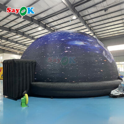 Cúpula Planetario Inflable SAYOK de 10m de Diámetro con 100% de Oscuridad y Características Ignífugas para Escuelas