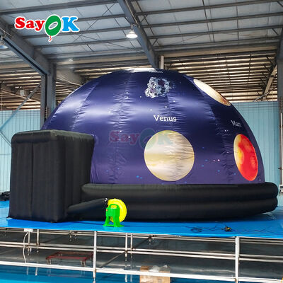 Cúpula Planetario Inflable SAYOK 100% Opaca Ignífuga con Servicio de Diseño 3D Gratuito para Escuelas y Museos