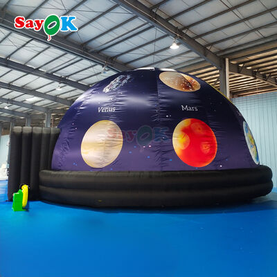 Cúpula Planetario Inflable SAYOK 100% Opaca Ignífuga con Servicio de Diseño 3D Gratuito para Escuelas y Museos
