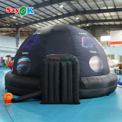 Domo de planetario inflable profesional 100% antiincendios con múltiples opciones de tamaño para escuelas y museos