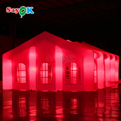 Large Inflatable Air Tent Portable Nightclub with Lighting for Outdoor Event, Wedding, Party, Festival