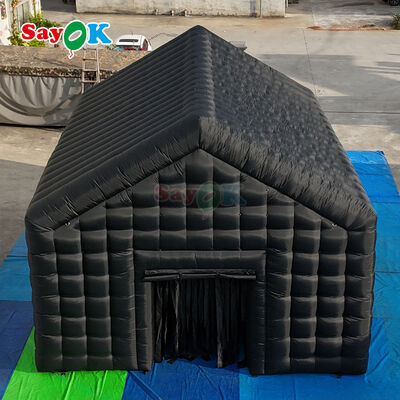 Tienda de discoteca inflable portátil con tela Oxford impermeable, iluminación LED personalizable y montaje rápido para eventos al aire libre