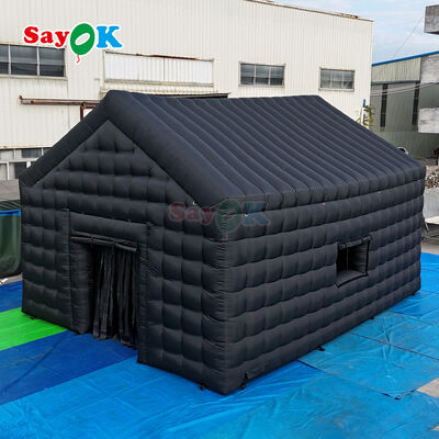 Tienda de discoteca inflable portátil con tela Oxford impermeable, iluminación LED personalizable y montaje rápido para eventos al aire libre