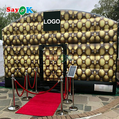 Tienda de disco inflable a prueba de viento para eventos y fiestas al aire libre