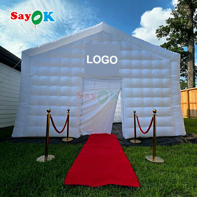 Tienda de disco inflable a prueba de viento para eventos y fiestas al aire libre