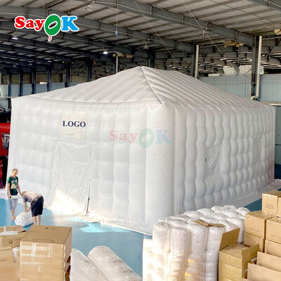 Tienda de PVC inflada grande resistente a los rayos UV, impermeable a la llama, para eventos y fiestas al aire libre