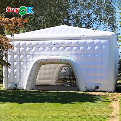 Tienda de PVC inflada grande resistente a los rayos UV, impermeable a la llama, para eventos y fiestas al aire libre