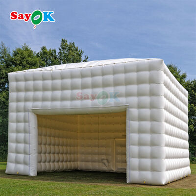 Tienda inflada de PVC impermeable con luz LED para eventos al aire libre y tienda de club nocturno portátil de tamaño personalizable