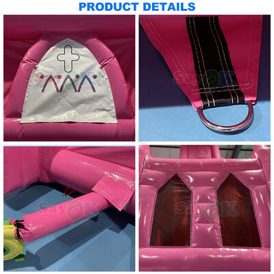 Tienda de iglesia inflable portátil retardante de llama con tamaño personalizable para bodas al aire libre