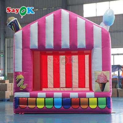 Tienda de popcorn inflable con lonas de PVC impermeables para eventos al aire libre portátiles