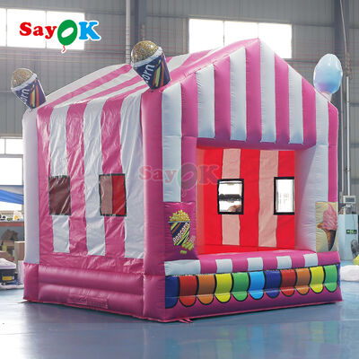 Tienda de popcorn inflable con lonas de PVC impermeables para eventos al aire libre portátiles