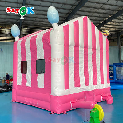 Tienda de popcorn inflable con lonas de PVC impermeables para eventos al aire libre portátiles