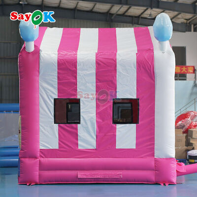 Tienda de popcorn inflable con lonas de PVC impermeables para eventos al aire libre portátiles