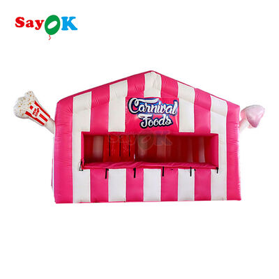 Tienda de aire con lonas de PVC duraderas de 0.4 mm y resistencia a los rayos UV para eventos al aire libre