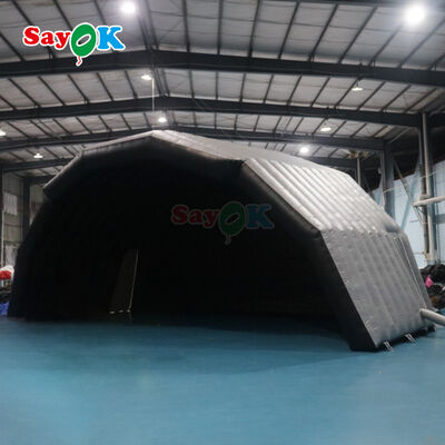 Carpa de refugio inflable de PVC personalizada para eventos de actuación al aire libre y conciertos