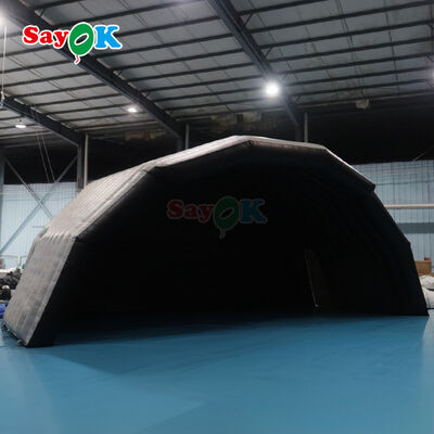 Carpa de refugio inflable de PVC personalizada para eventos de actuación al aire libre y conciertos