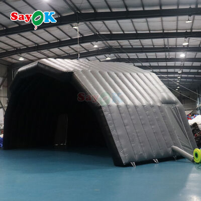 Carpa de refugio inflable de PVC personalizada para eventos de actuación al aire libre y conciertos