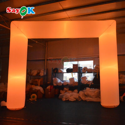 Portable Outdoor Inflatable LED Arch for Events Parties Advertisings