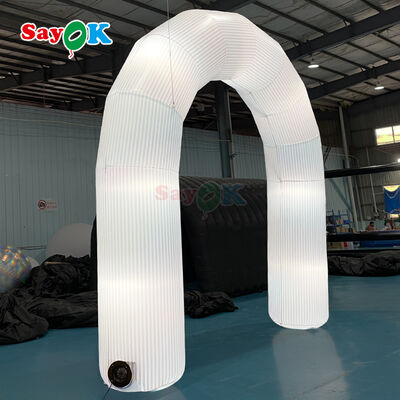 Custom Inflatable Arch with Colorful Lighting for Outdoor Events