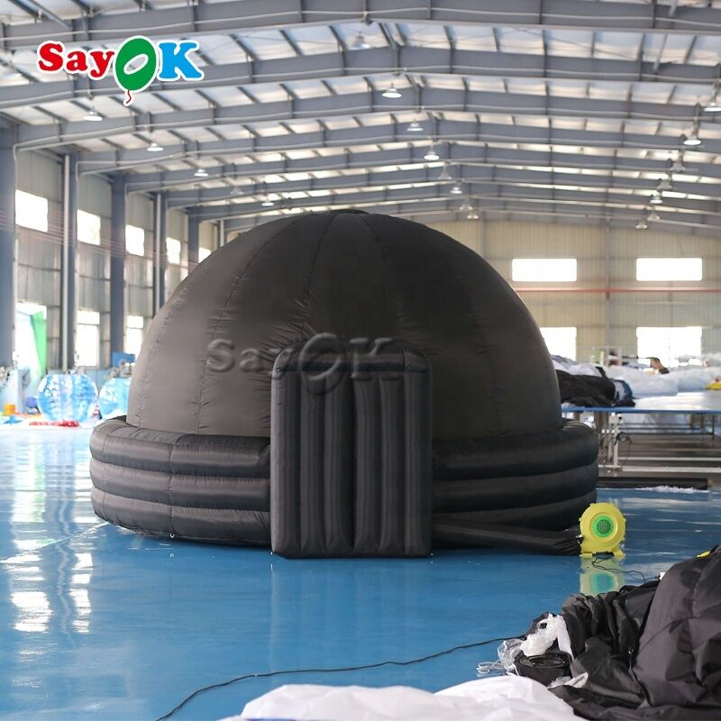 Tienda de cúpula de planetario inflable de Sayok personalizada portable para exposición