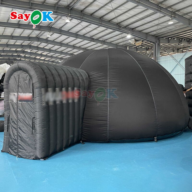 Cúpula de Planetario Inflatable 100% Retardante del Fuego con Acceso a silla de ruedas para uso educativo