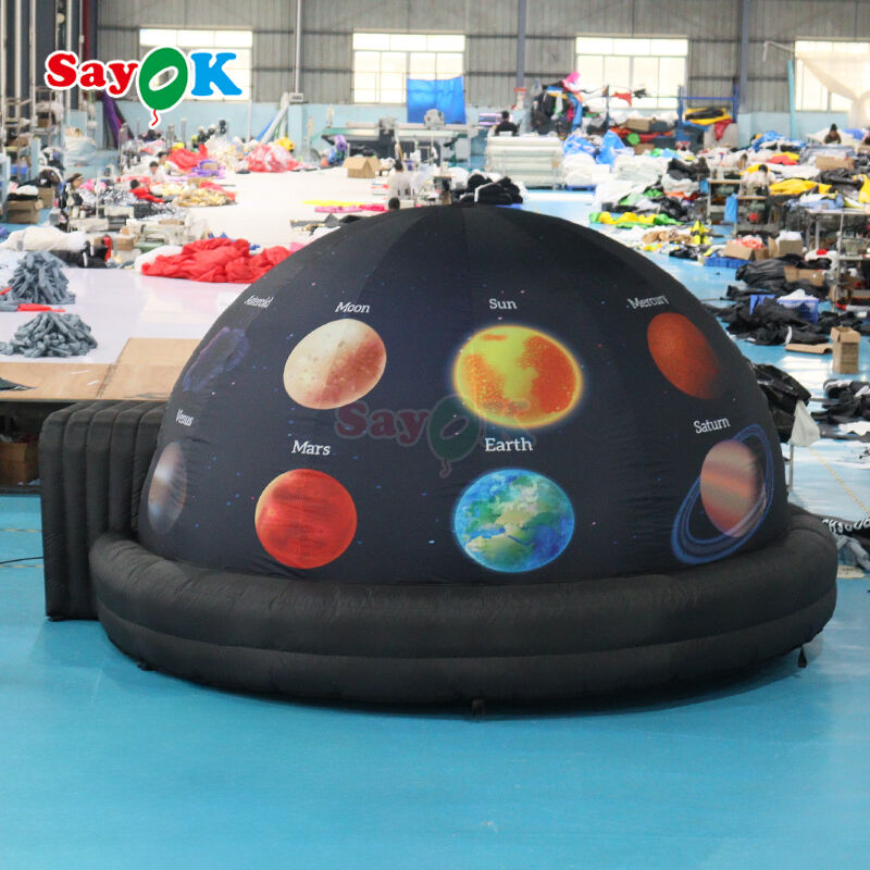Domo de planetario inflable profesional 100% antiincendios con múltiples opciones de tamaño para escuelas y museos