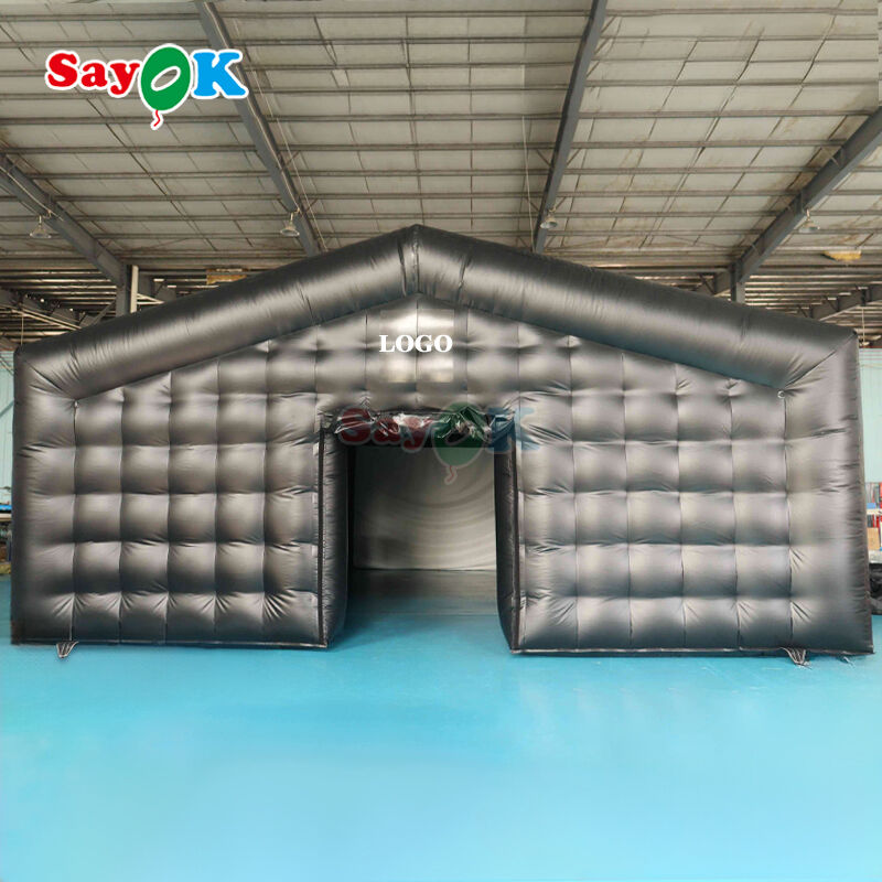 Tienda de cine inflable portátil con características ignífugas y resistentes a los rayos UV para eventos al aire libre