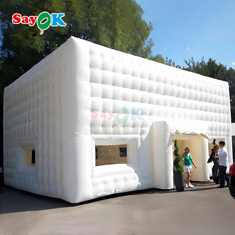 Tienda de PVC inflada grande resistente a los rayos UV, impermeable a la llama, para eventos y fiestas al aire libre