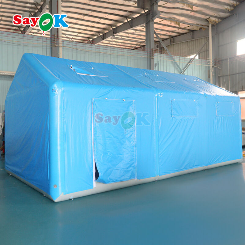 Carpa de aire inflable de PVC hermética e impermeable personalizada para eventos al aire libre