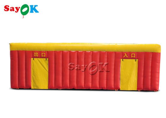 Casa los 26.5ft inflable inflable de la educación del fuego de la tienda del aire de la tienda los 8m para el simulacro de incendio